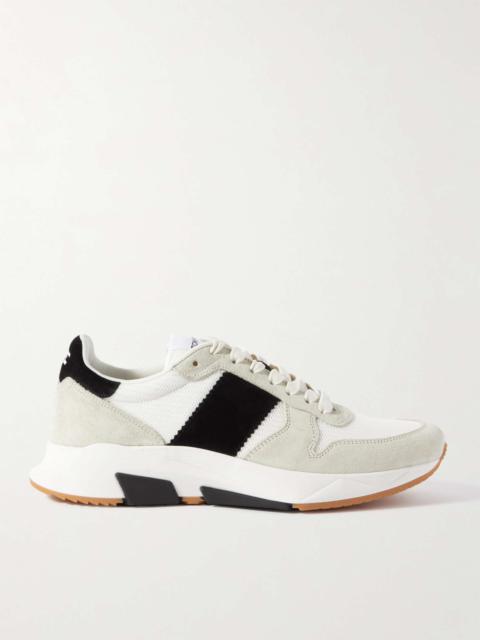 Jagga Suede and Mesh Sneakers