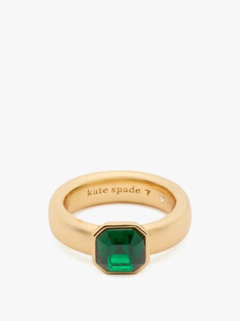 kate spade Keep Sparkling Asscher Ring