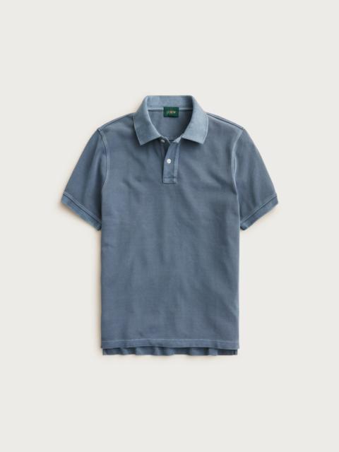 J.CREW Washed piqué polo shirt