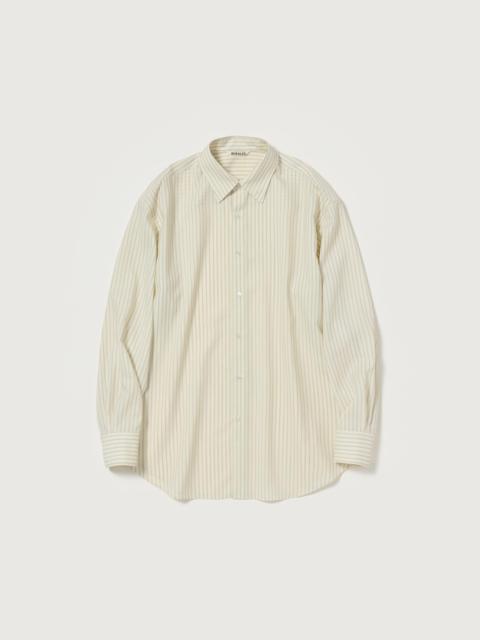 AURALEE SUPER FINE WOOL STRIPE SHIRT