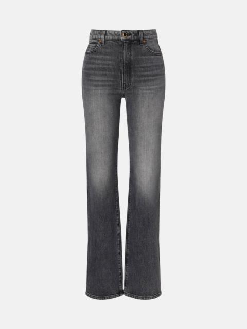 KHAITE Danielle high-rise straight jeans