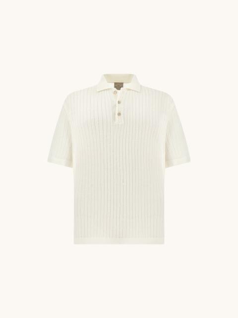 Paul & Shark POLO SHIRT IN LINEN AND COTTON URUKAI