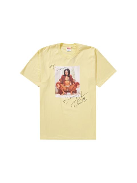 Supreme Lil Kim Tee Pale Yellow