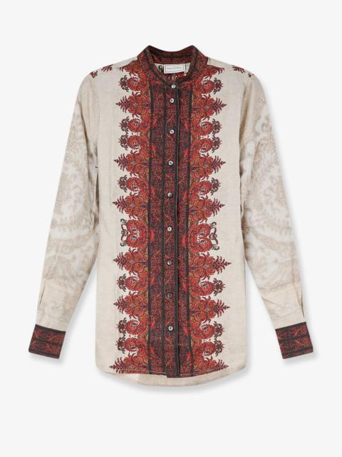 Pierre-Louis Mascia Silk Shirt With Contrasting Print