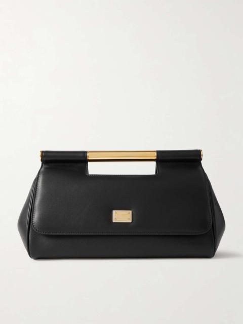 Dolce & Gabbana Plongé textured-leather clutch