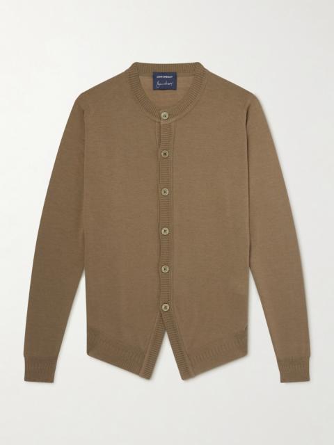 JOHN SMEDLEY Bill Nighy Merino Wool Cardigan