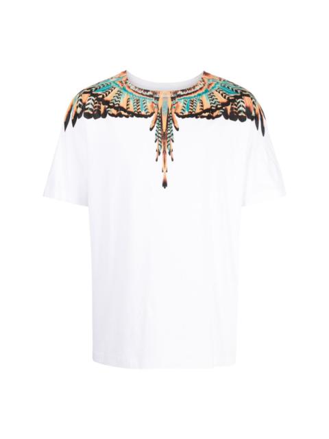 Grizzly Wings-print cotton T-shirt