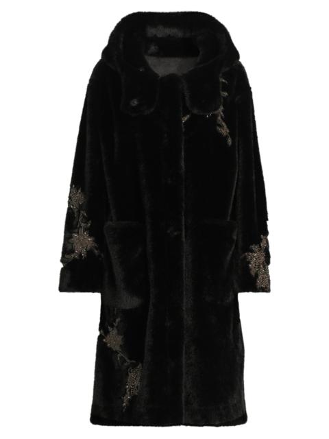 KOBI HALPERIN Women's Peggy Faux-Fur Hooded Coat - Black