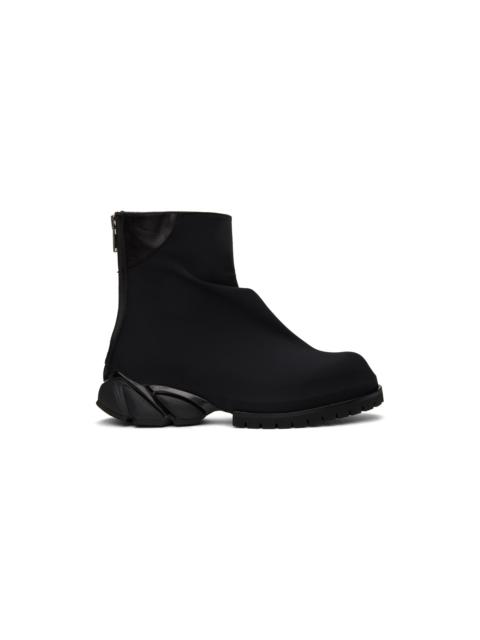 424 Black Overlay Boots