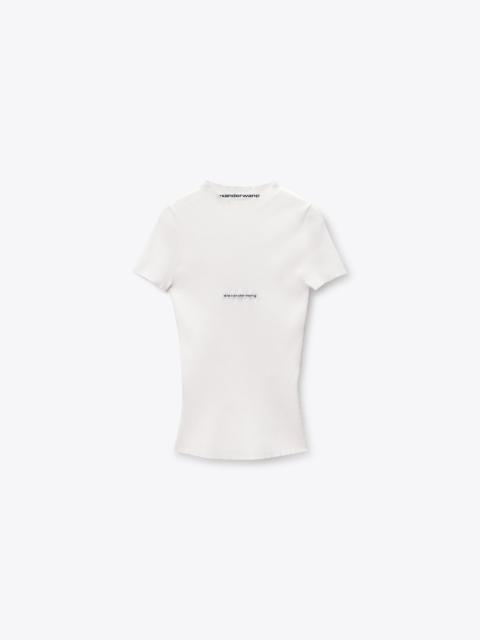 Alexander Wang knit logo baby tee