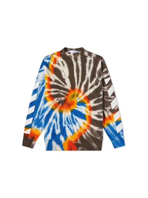 Off-White OFF-WHITE Tie Dye Knit Brown/Blue/Multi