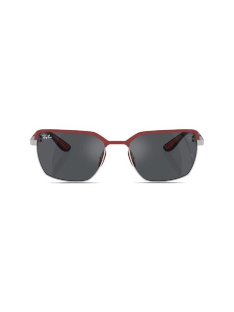 Ray-Ban x Scuderia Ferrari square-frame sunglasses