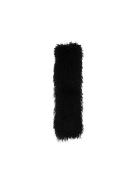 De La Vali Zeraphine Mongolian fur scarf