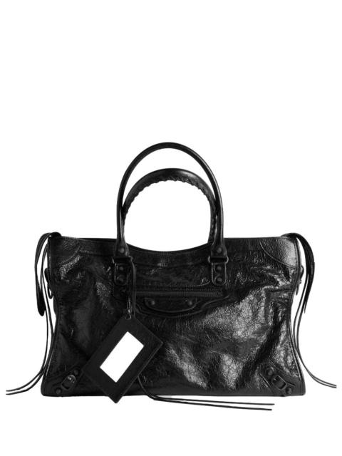 BALENCIAGA Le City Large Leather Bag Arena