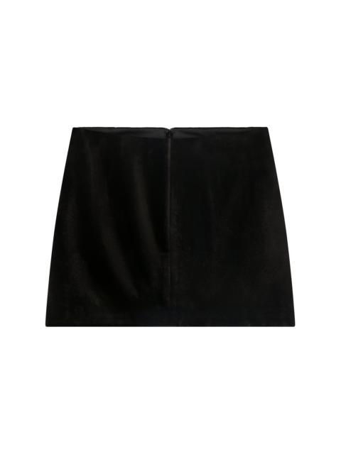 A.L.C. Petra Velvet Mini Skirt
