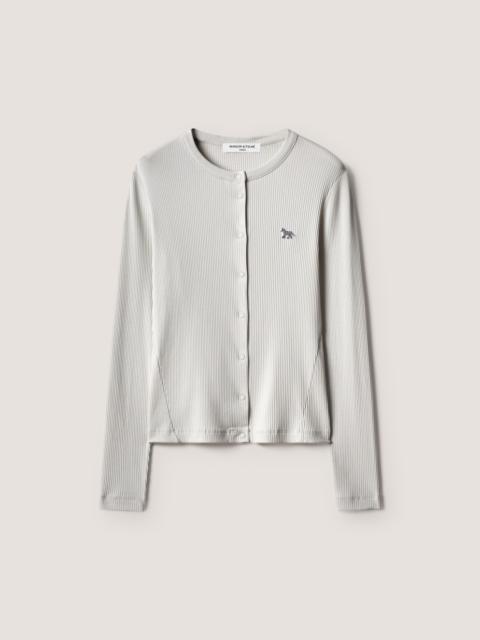 Maison Kitsuné BABY FOX RIBBED CARDIGAN