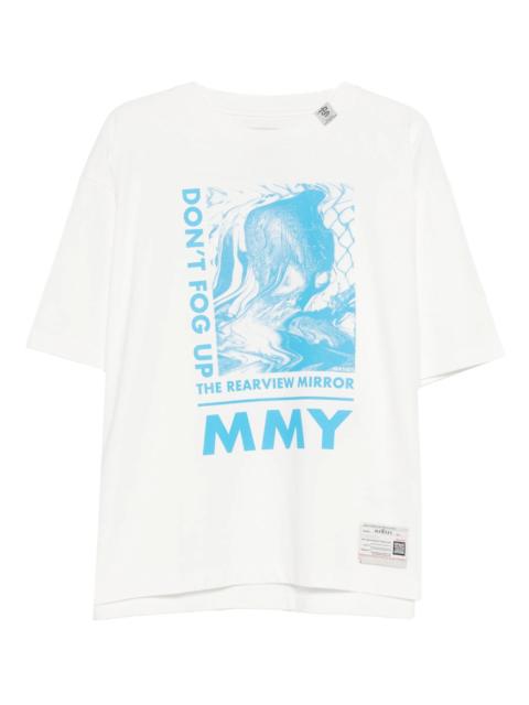 Maison MIHARAYASUHIRO Maison Mihara Yasuhiro Graphic-print Round-neck T-shirt
