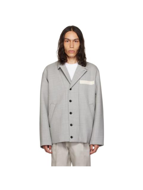 Gray Suiting Bonding Jacket