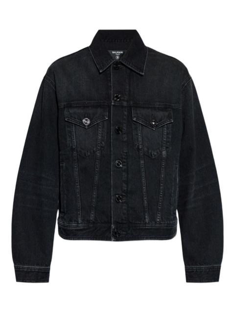 Balmain button-up denim jacket