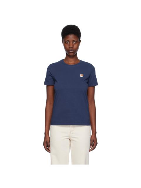 Maison Kitsuné Navy Fox Head T-Shirt