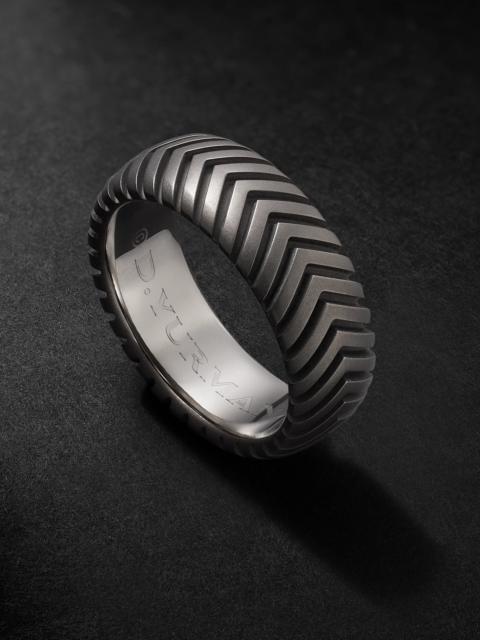 DAVID YURMAN Chevron Titanium Ring