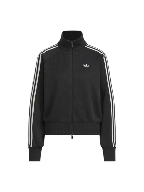 adidas (WMNS) adidas Knit Balloon Track Top 'Black' KQ5488
