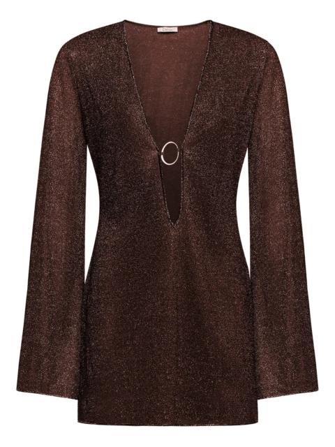 Oséree Oséree Lumière V-neck Mini Dress