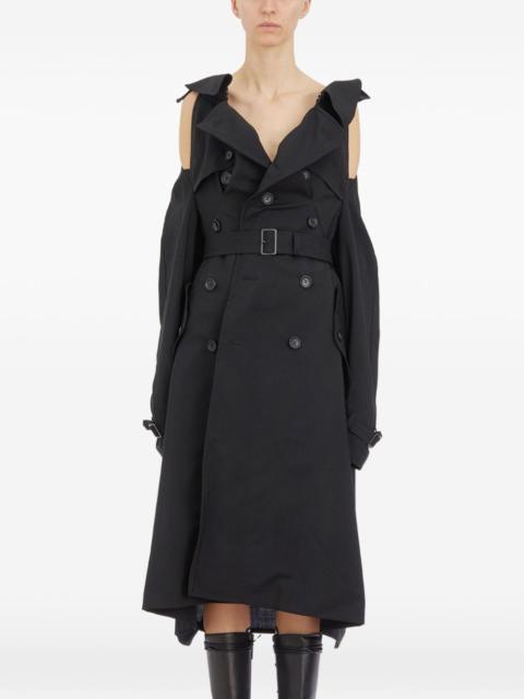 Junya Watanabe buttoned belted trench coat