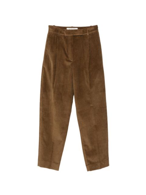 RÓHE pleated corduroy trousers