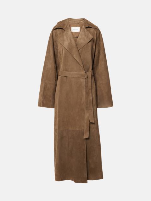 MAGDA BUTRYM Suede wrap coat