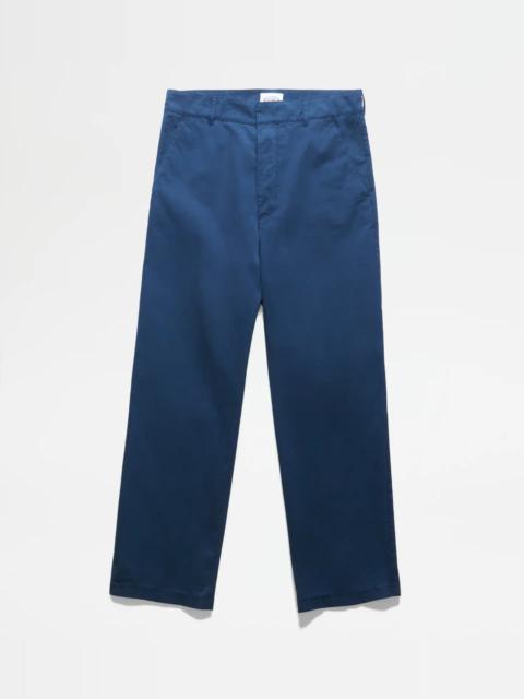 Tod's HAMMER POCKET TROUSERS - BLUE