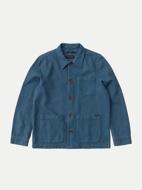 Nudie Jeans Barney Worker Jacket Indigo Blue