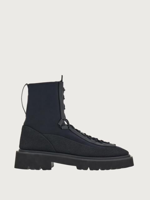 FERRAGAMO HYBRID COMBAT BOOT