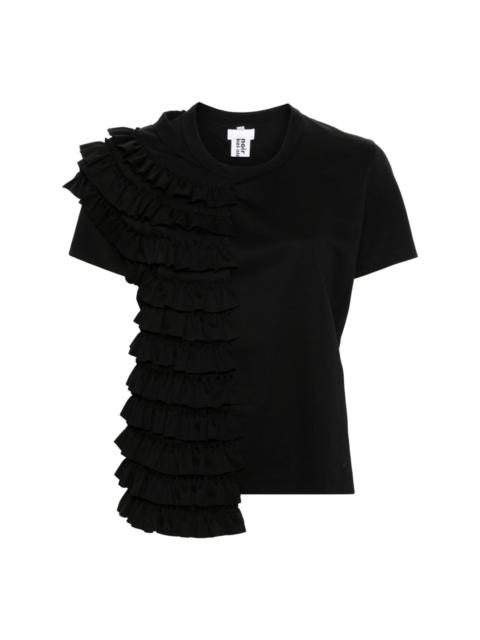 Noir Kei Ninomiya ruffled-layer cotton T-shirt