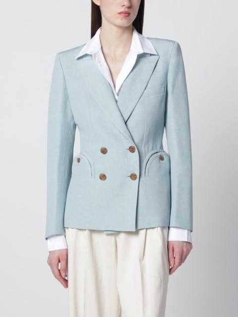 BLAZÉ MILANO Light blue double-breasted jacket