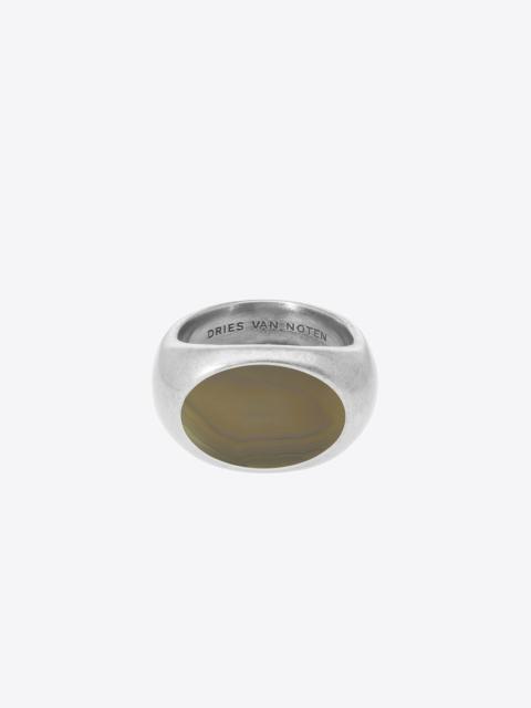 Dries Van Noten STONE SIGNET RING