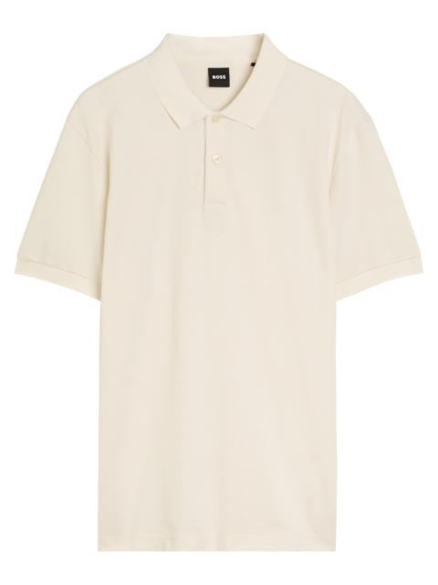 Boss Fine-knit Cotton Polo Shirt