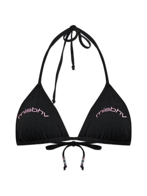 MISBHV logo-detail bikini top