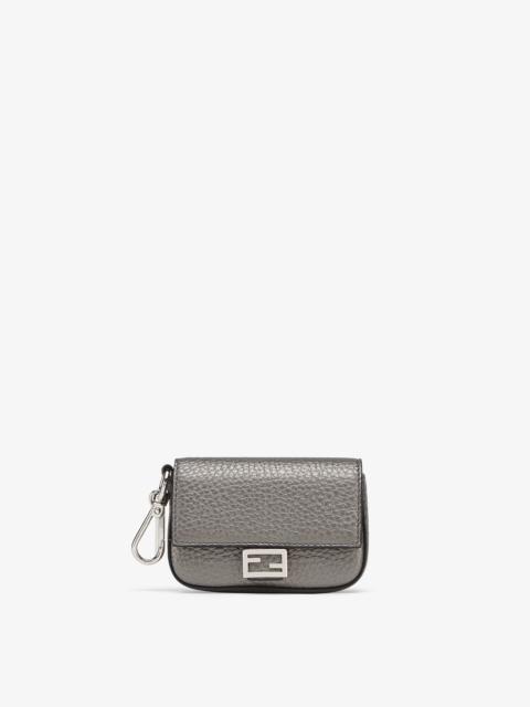 FENDI Gray leather charm