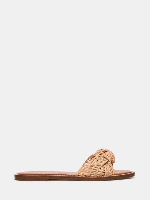 STEVE MADDEN DEVO NATURAL RAFFIA