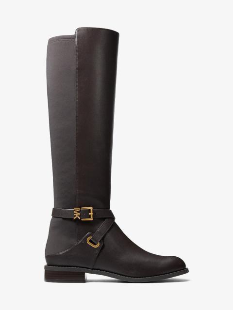 MICHAEL KORS Rachel Smooth and Scuba Boot