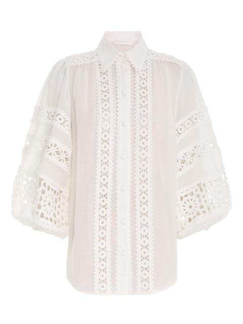 Zimmermann DEVI SPLICED 블라우스