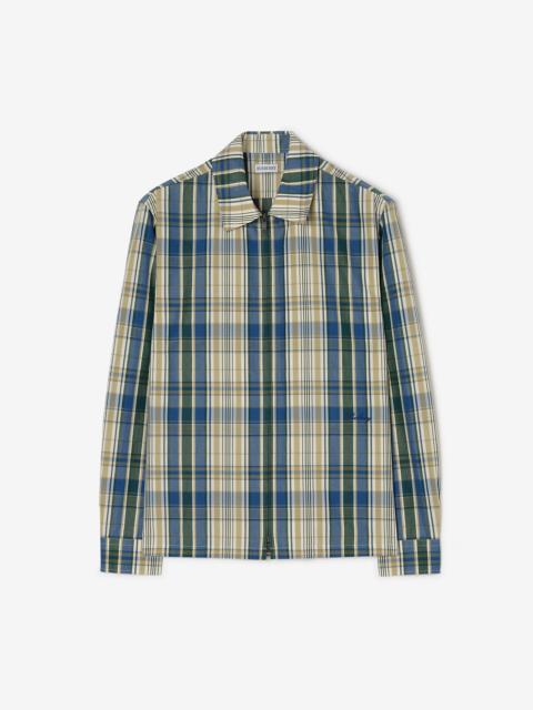 Burberry Check Cotton Linen Overshirt