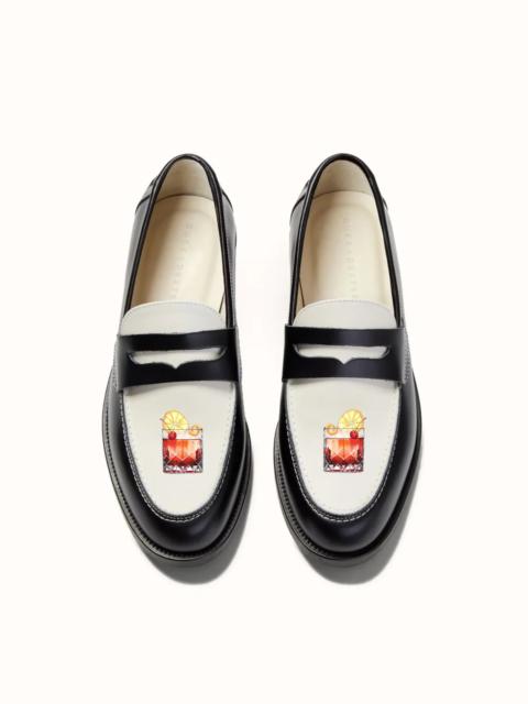 DUKE + DEXTER Hand-Painted Motif Penny Loafer - Men's