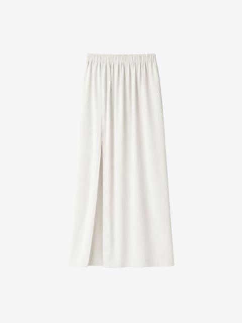 The Frankie Shop Elie Silk Fluid Maxi Skirt - Ivory