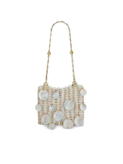 rabanne 1969 shell-embellished chain mini bag