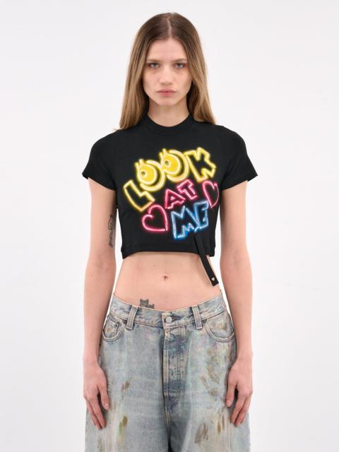 doublet Cropped Graphic Tee
