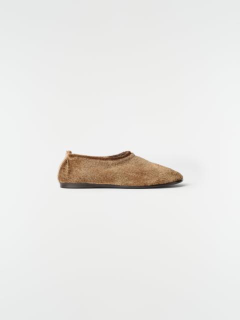 Lemaire GLOVE SLIP-ONS IN NATURAL PONY-STYLE LEATHER