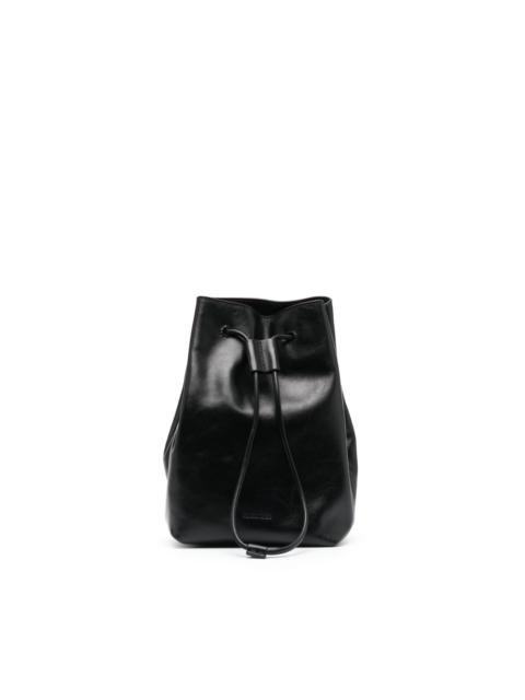 Jil Sander drawstring messenger bag