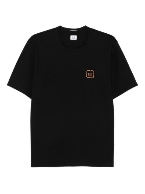 C.P. Company square-logo cotton T-shirt